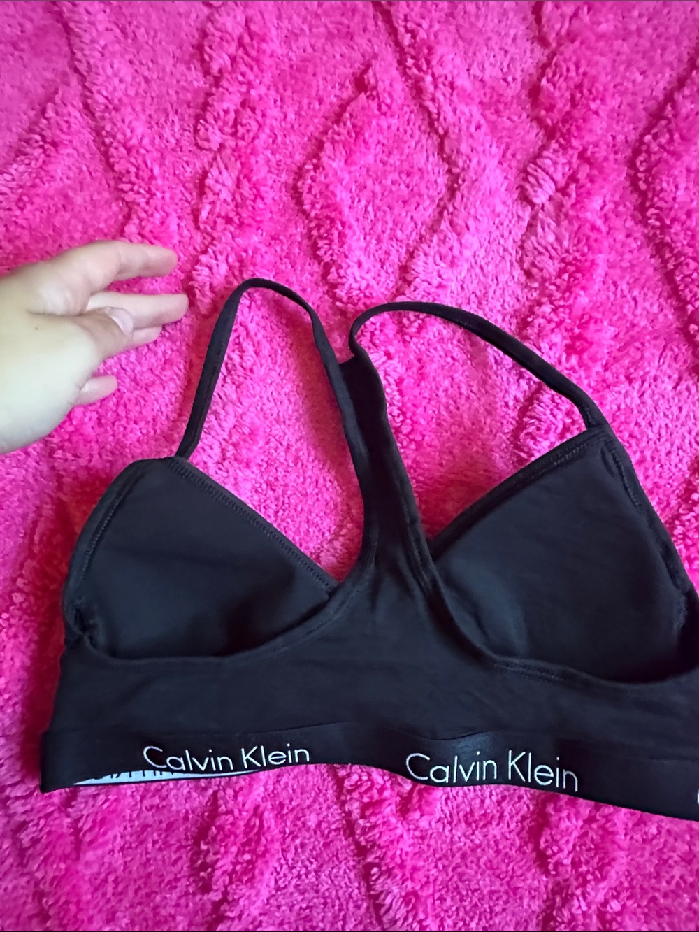Calvin Klein Women's Bralette bundle - Black & Leopard - Picture 3 of 7